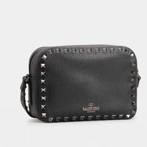Valentino black camera bag.